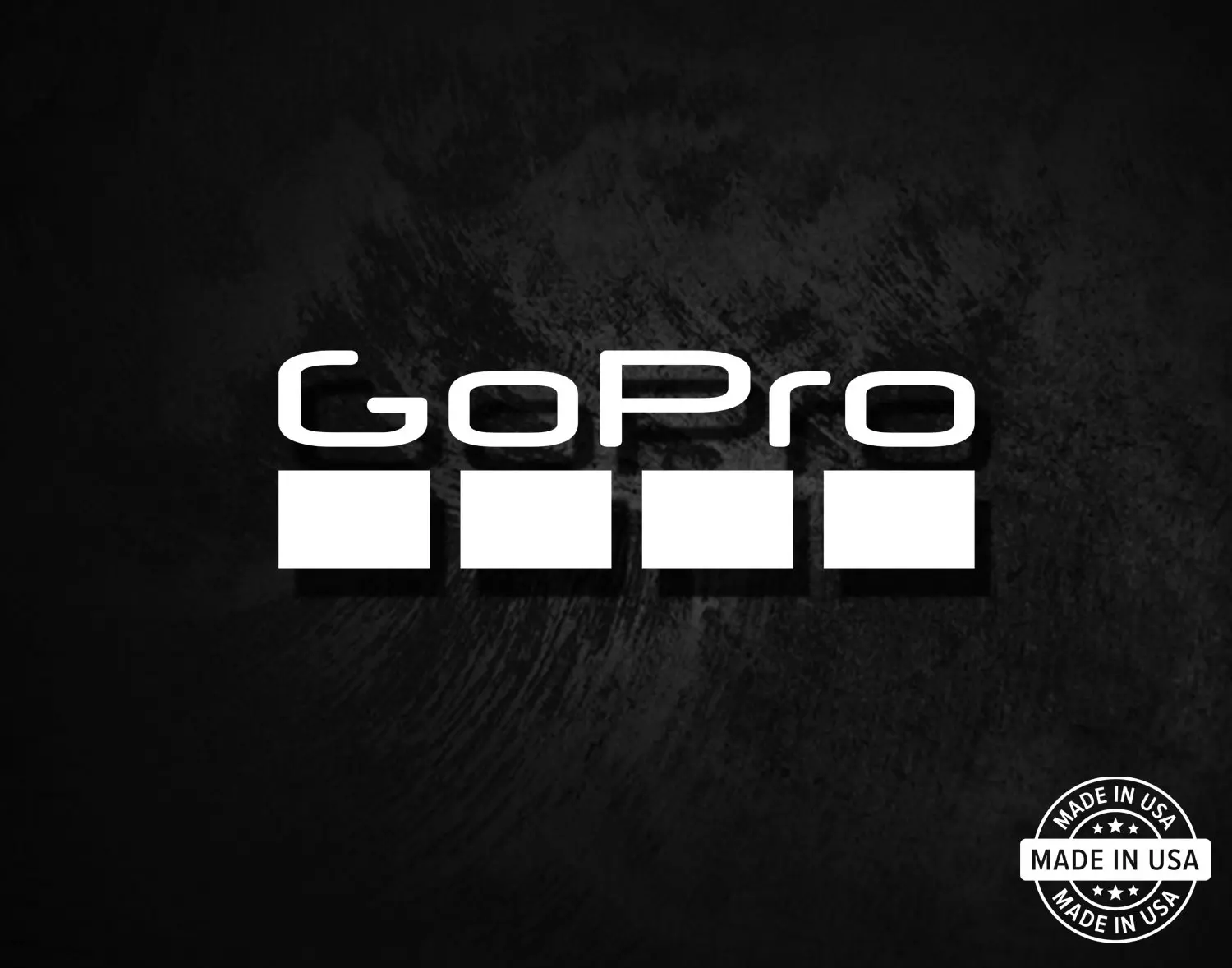 GoPro Decal, Vinyl Die Cut Sticker