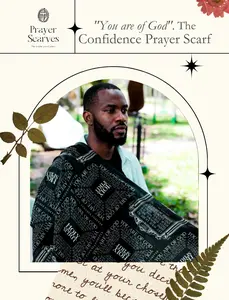 Confidence Scarf | Christian Gift for Women & Men | Prayer Scarf | Prayer Shawl | Godfidence Bible Verse Scarf | Gift for Mom | Mother’s Day Gift