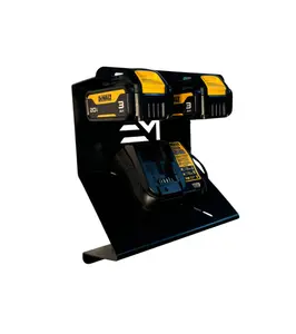 DeWalt 20V Charger and Battery Mount for Efficient Charging and Secure Storage of 20V Batteries