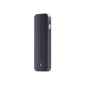 Onyx Byte 2TB Portable SSD – High-Capacity External Drive, USB-C/USB-A, Jet Black