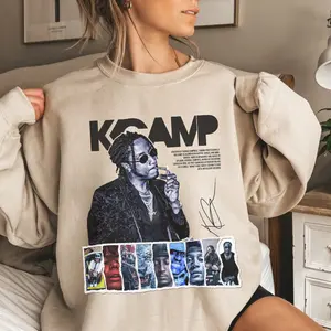 K Camp Album Graphic Sweatshirt, Kiss 6 Tour Outfit, K Camp Concert, K Camp Merch Tee Fashion Cotton, Full Colors, Full Sizes, For Men, For Women