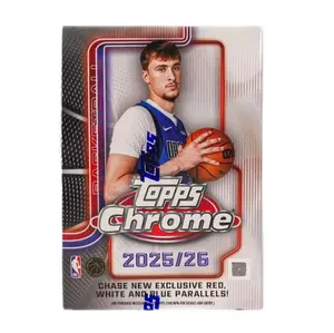 1 2025/2026 Sealed NBA Topps Chrome 7-Pack Blaster Box. Sports Trading Cards. See description for more details.