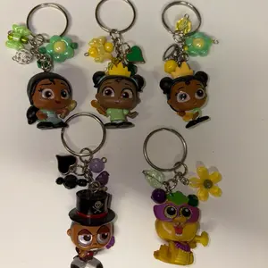 Princess and the Frog characters doorables keychains