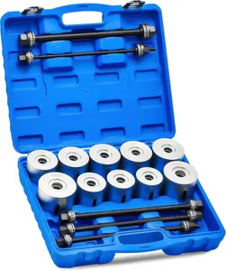 Orion Motor Tech Bushing Press Kit, 27pc Pull and Press Sleeve Kit for Most LCV HGV Engine Cars Vehicles, Universal Seal Bearing Bushing Removal Installation Tool Kit 5 Pulling Spindles with Nuts Case, Limited Time Deal