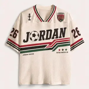 Jordan Soccer Jersey, Retro Petra Match Shirt, Custom Name Number Jersey, Jordanian Football Fan Gift