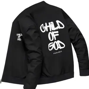 Child Of God Long Sleeve Jacket- Christian Apparel - Unisex Soft Style Jacket| Inspirational Gift, Christian Apparel, Prayer Shirt, Motivational Fashion | Casual, Collard Menswear