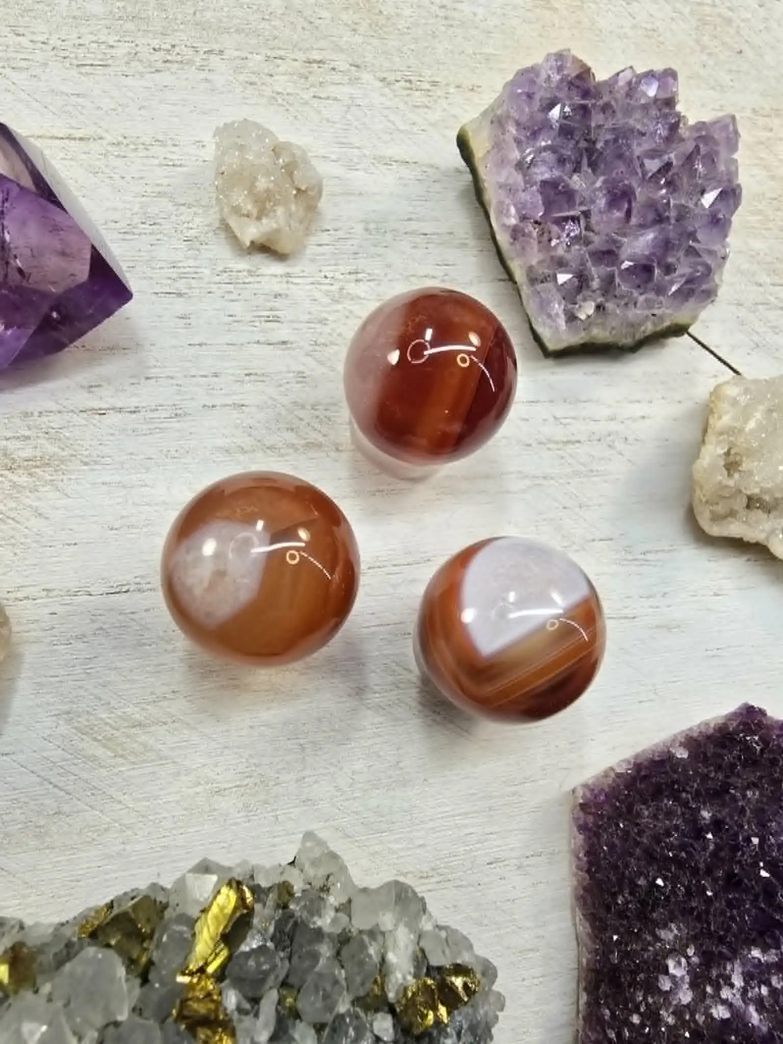 Crystal Sphere - Intuitively Chosen - 20mm Natural Spheres for Jewelry Making & Display - Ideal for Any Occasion