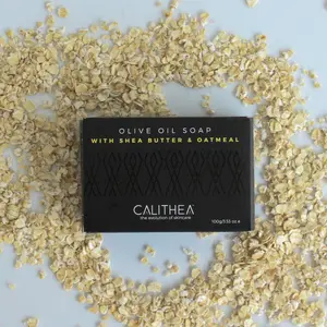 3 Pack Calithea Soap Olive Oil Shea Butter & Oatmeal