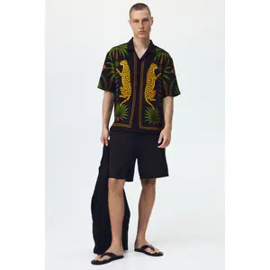 H&M Relaxed Fit Printed resort shirt