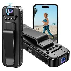 480p Wearable Sports Camera with WiFi Transmission, Infrared Night Vision, 180° Rotating Lens for Outdoor Activities, Portable Handheld Video Recorder