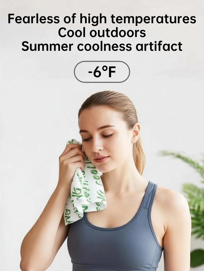Cooling Towel Portable, no rinsing needed, ready to use right out of the package Soft Breathable Chilly Towel, Ice Towel, Microfiber Towel for Yoga, Sport, Running, Workout,Gym, Camping, Fitness, Workout & More Activities(Multiple flavors)