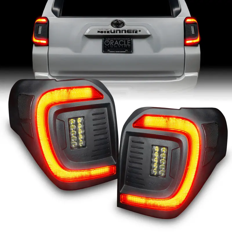 Oracle 14-23 Toyota 4Runner Black Series Lensless Flush Style LED Tail Lights - Tinted