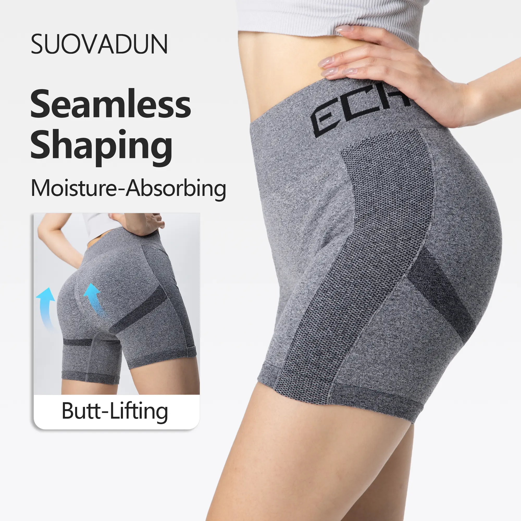 【Live Stream Discount】Women's High-Waist Biker Shorts - Seamless Quick-Dry Stretch Activewear with Breathable Mesh Panels, Hip-Lifting Sporty Sports Shorts for Gym, Gym Sportswear Bottoms tiktokshopbacktoschool