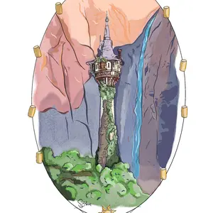 Rapunzel's Tower Wall Art
