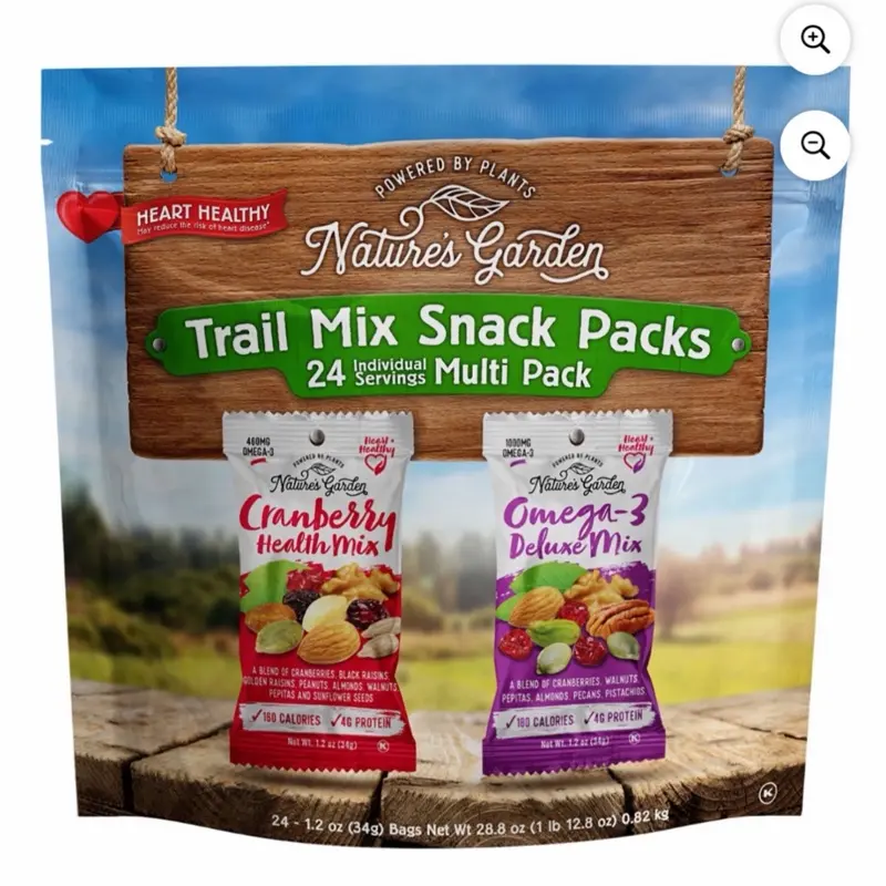 Nature's Garden Trail Mix Snack Packs, 1.2 oz., 24 pk.