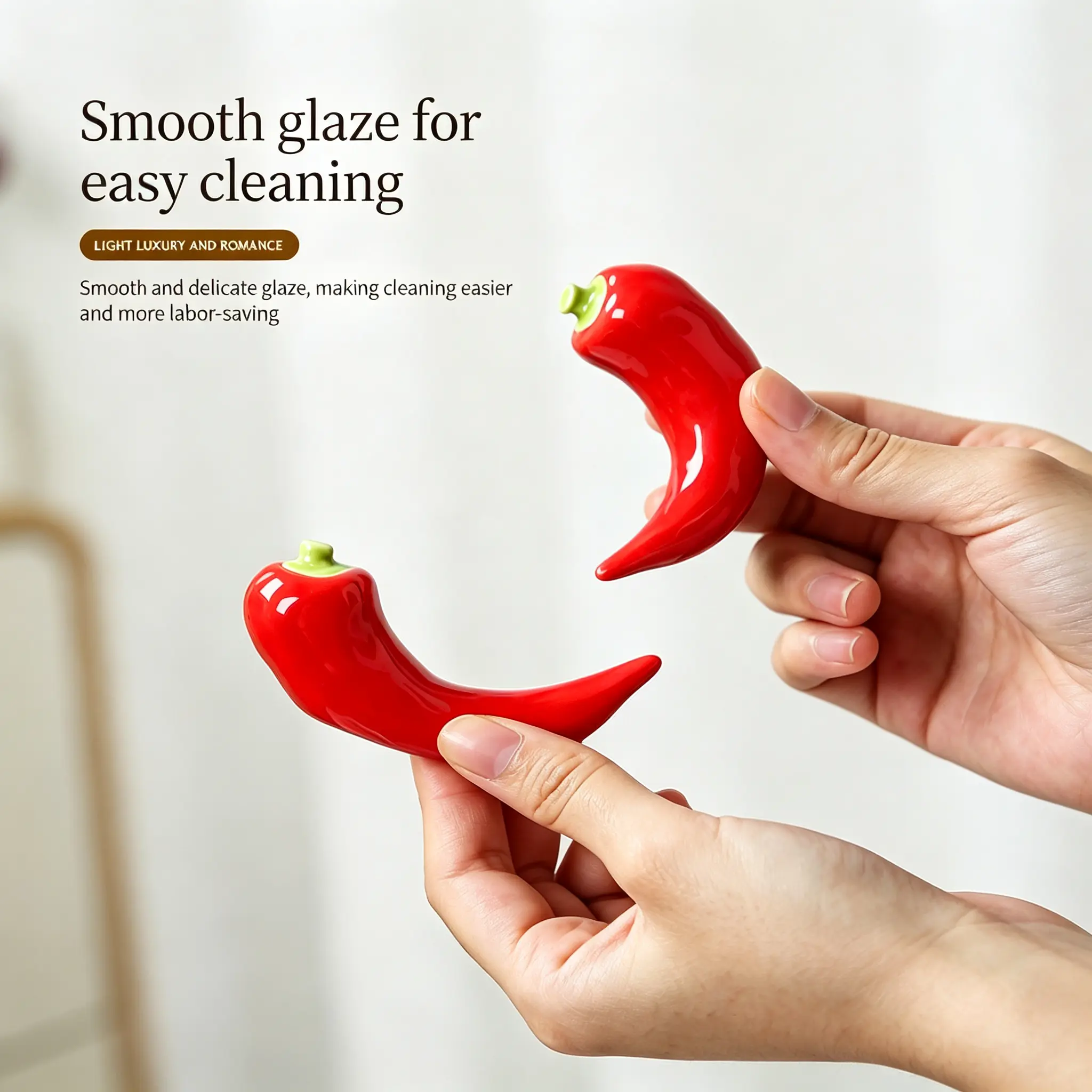 Chili-Shape Tableware Rest, Cute Kitchenware for Cutlery and Chopsticks Cutlery Tableware