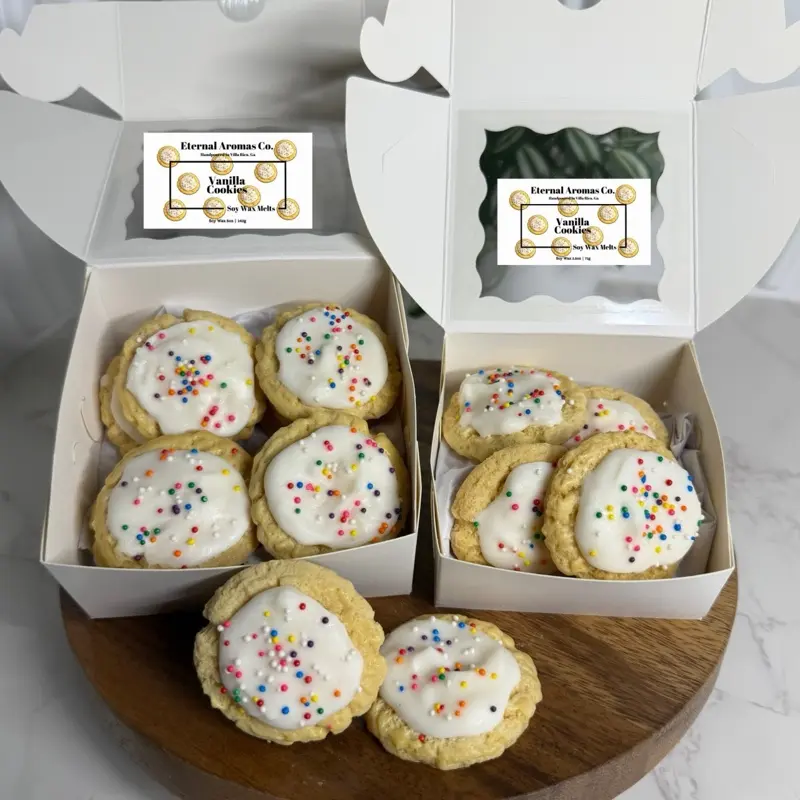 Vanilla Cookie Wax Melts | Realistic Food Wax Melts | Soy Wax Melts | Christmas Cookie Wax Melts | Cookie Wax Melts | Soy Wax Melts