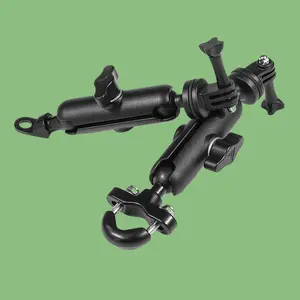 Motorcycle Handlebar/mirror Rod Mount Bracket, Compatible with Gopro Hero 13-8, Osmo Insta360, Osmo Action 5 Pro, Osmo Pocket 3-2