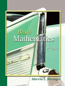 USED-Basic Mathematics (9th Edition) by Marvin L. Bittinger (Paperback)