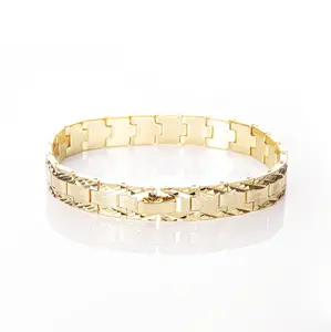 Evo7 Gold Link Bracelet 7in And 8in