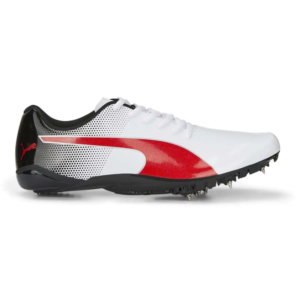 PUMA Mens Evospeed Prep Sprint 3 & Field Running Sneakers Shoes - White