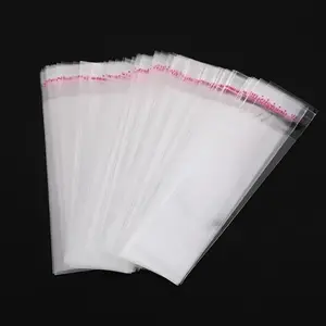 100pcs Transparent Rectangular Opp Self-Seal Bags, Moisture-Proof Dust-Resistant, Jewelry Stationery Card Storage Protection Packaging