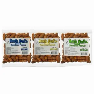 Uncle Bud's Deep Fried Peanuts - 3 Pack - Snack Protein