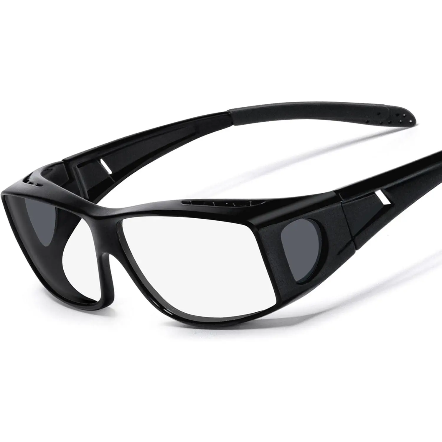 OptiCraft Blue Light Blocking Glasses for Computer, Fit Over Prescription | Lightweight Wraparound Design | Relieves Eye Fatigue & Headaches | Ideal for Office, Gaming, Reading & Movie Nights