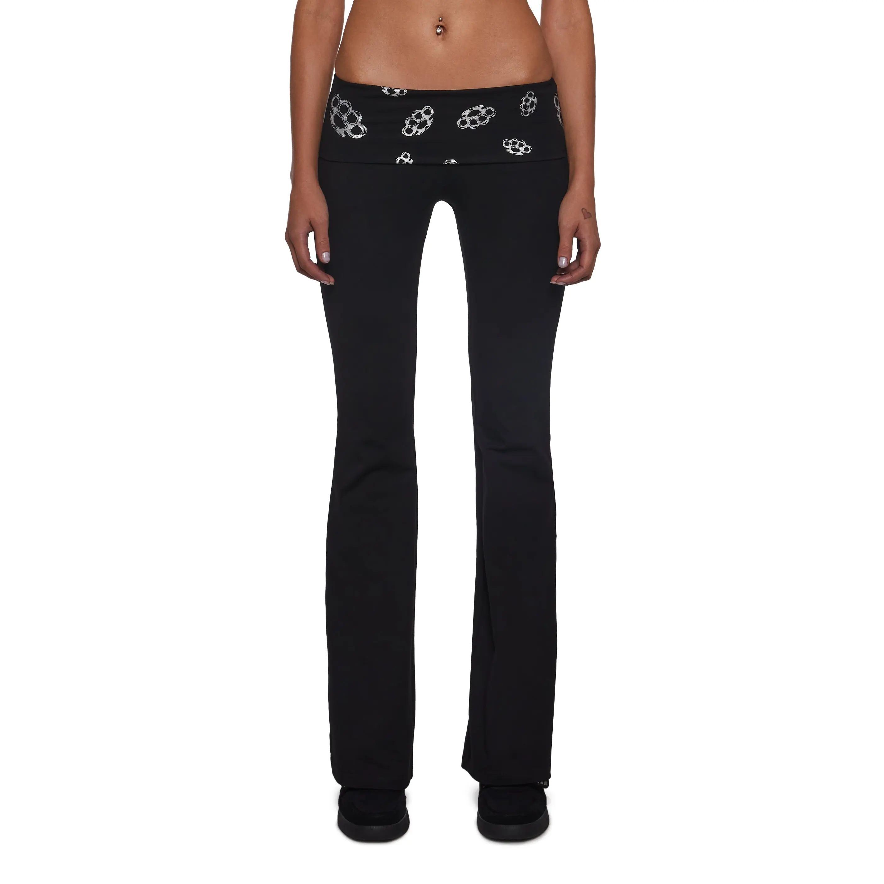 Ciska Brass Knuckle Low Rise Yoga Pants