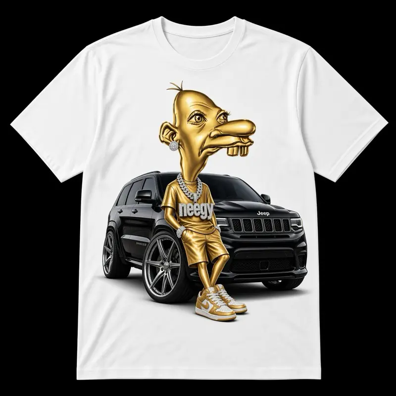 Neegy T-Shirt Top Tshirt Summer Streetwear Shortsleeve