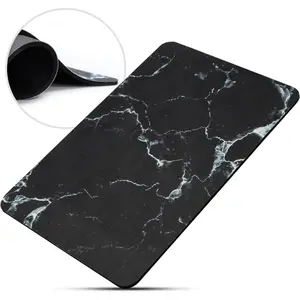 Stone Bath Mat: Diatomaceous Earth, Rubber, and Leather. 9% Diatomaceous Earth.