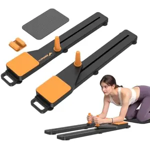 Pilates Board, Multifunctional Abdominal Plate, Detachable Ab Trainer Machine with Anti-Slip and Quiet Design, Portable Pilates Reformer for Core Workouts, Home Fitness Equipment for Women