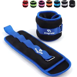 Adjustable Strap Ankle Weight 1/2/3/4/6/8/10/12/15/20 LBS for Women, Men & Kids - Durable Material, Breathable Design, Multiple Weight Options Available