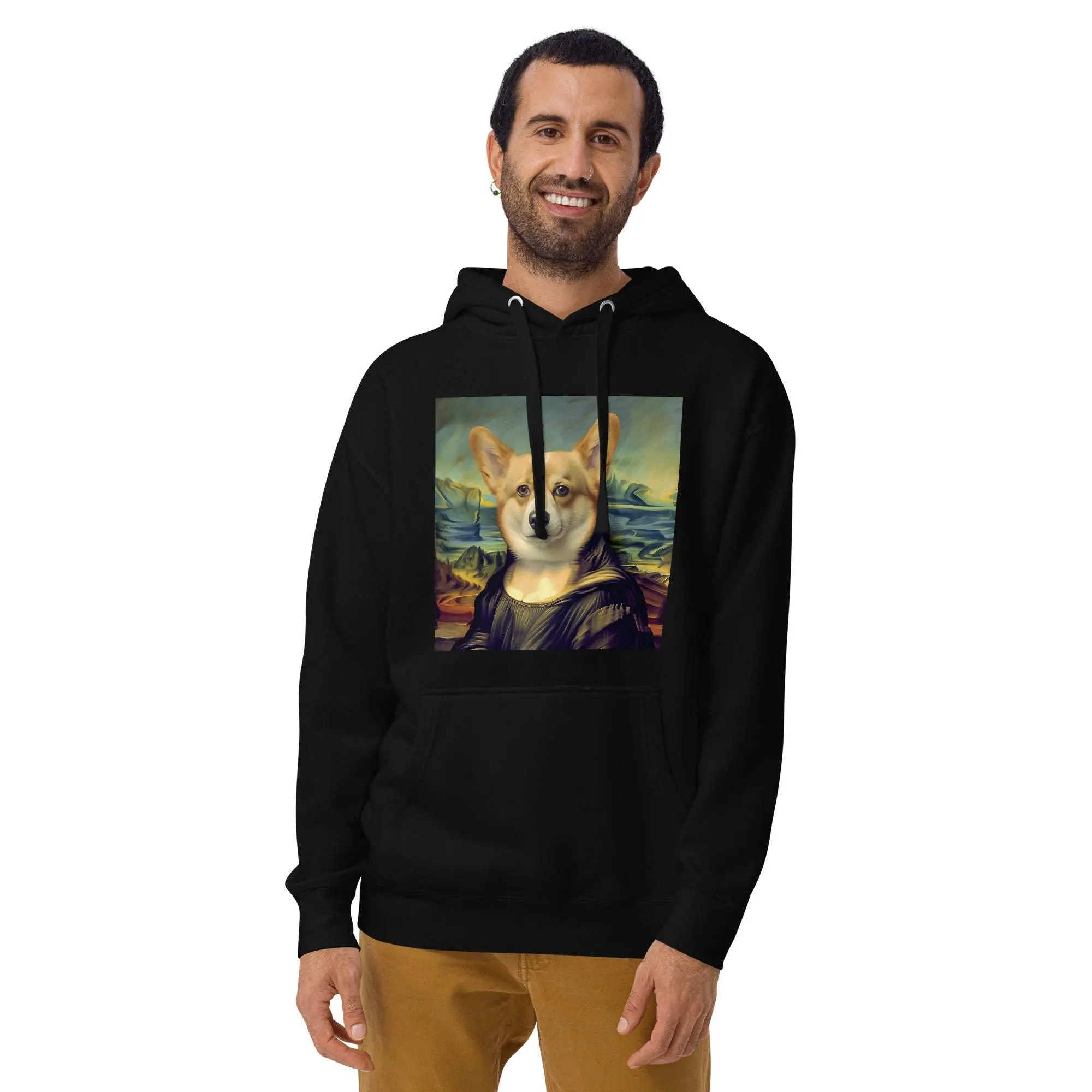 Corgi Lisa Man's Hoodie
