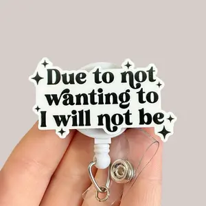Glitter My Badge Do to not wanting to I will not be badge reel for nurse and hospital workers. Badge clip Badge pull - Retractable swivel clip with a 360 rotation. Great gift for coworker.