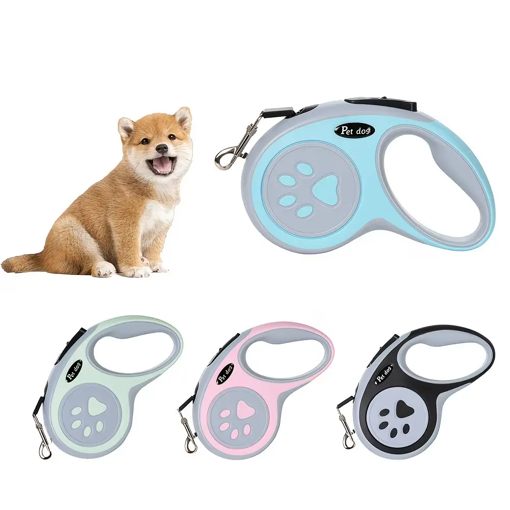 Retractable Pet Leash for Dogs - Compact, Convenient Carry, Hassle-Free, Easy to Operate, Walk Support, Extendable for Walking Playtime, Portable Pet Accessory