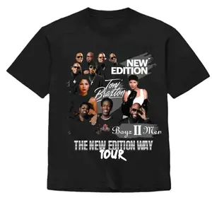 New Edition 2026 Tour T-Shirt, The New Edition Way Tour Shirt, New Edition Boyz II Men Toni Braxton Concert Tee, Classic R&B Music Fan Shirt VLI