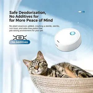Pet Litter Box Odor Eliminator Machine, Portable Pet Smell Remover, Effective Odor Control Device for Cats, Easy to Use and Carry