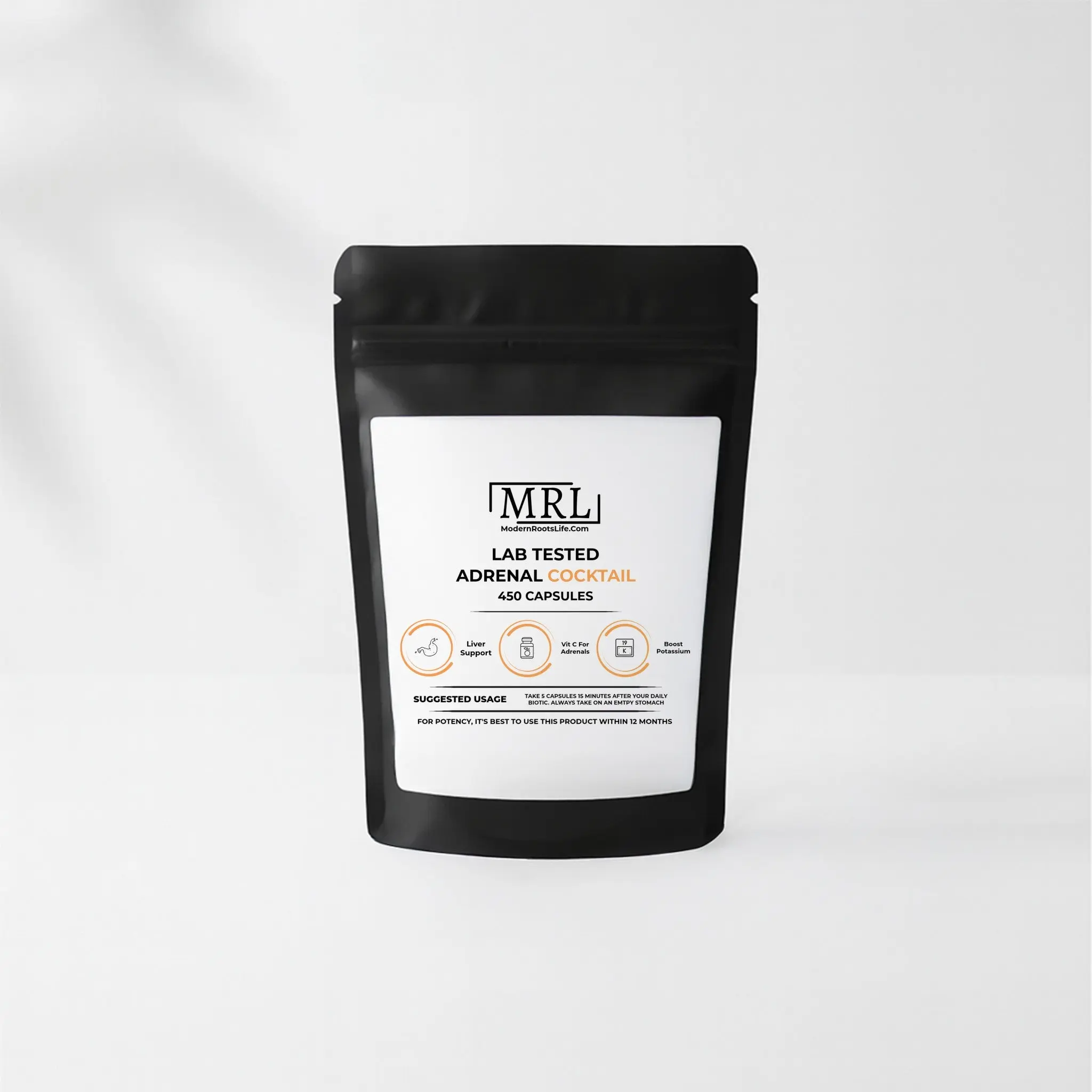 Adrenal Cocktail Powder and Capsules - Energy, Adrenal and Cortisol Support