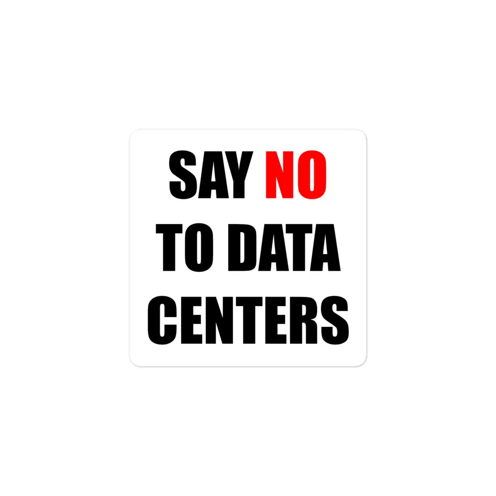 No data center stickers