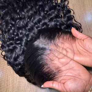 Curly Glueless 13x6 HD Lace Frontal Wig 100% Human Hair Glueless Ready Wear Go Wig Deep Wave 7x5 HD Lace Closure Wig Pre Plucked Hairline Beginner Friendly Lace Wigs