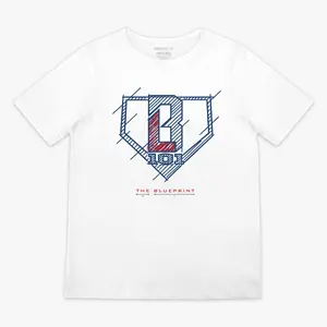 Blueprint BL Youth Tee - White