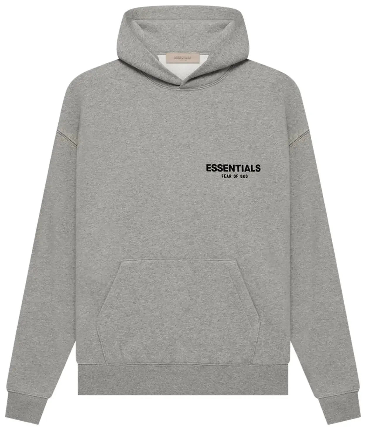 Fear of God Essentials Fleece Hoodie "Dark Oatmeal" Over Sized Fit