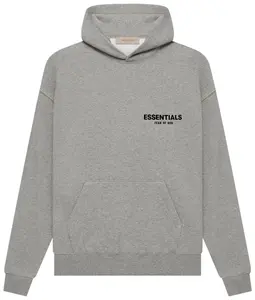 Fear of God Essentials Fleece Hoodie "Dark Oatmeal" Over Sized Fit