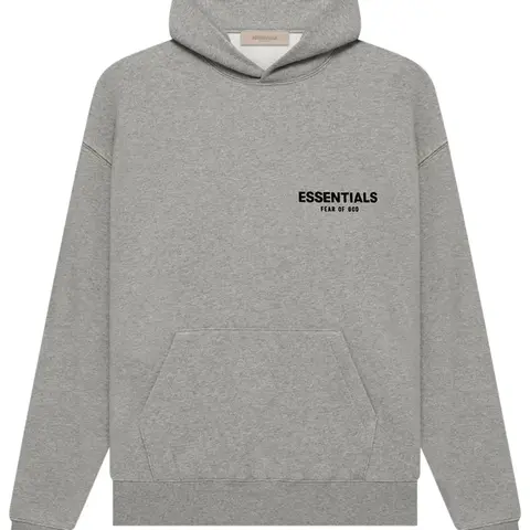 Fear of God Essentials Fleece Hoodie "Dark Oatmeal" Over Sized Fit