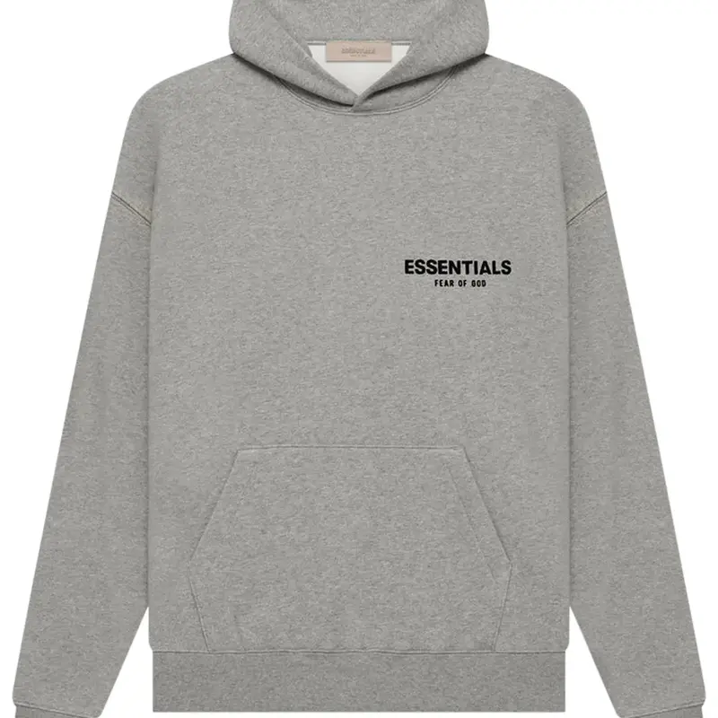 Fear of God Essentials Fleece Hoodie "Dark Oatmeal" Over Sized Fit