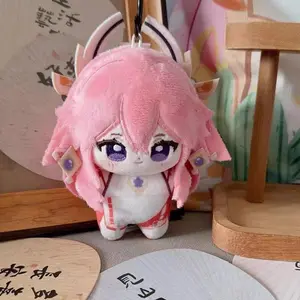 Genshin Impact Plush Toys Kazuha Xiao Scaramouche Venti Anime Cartoon Figure Stuffed Doll Pendant Keychain Gift For Kids