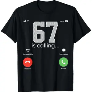 6 7 Meme Six Seven Youth Funny 6 7 calling T-Shirt