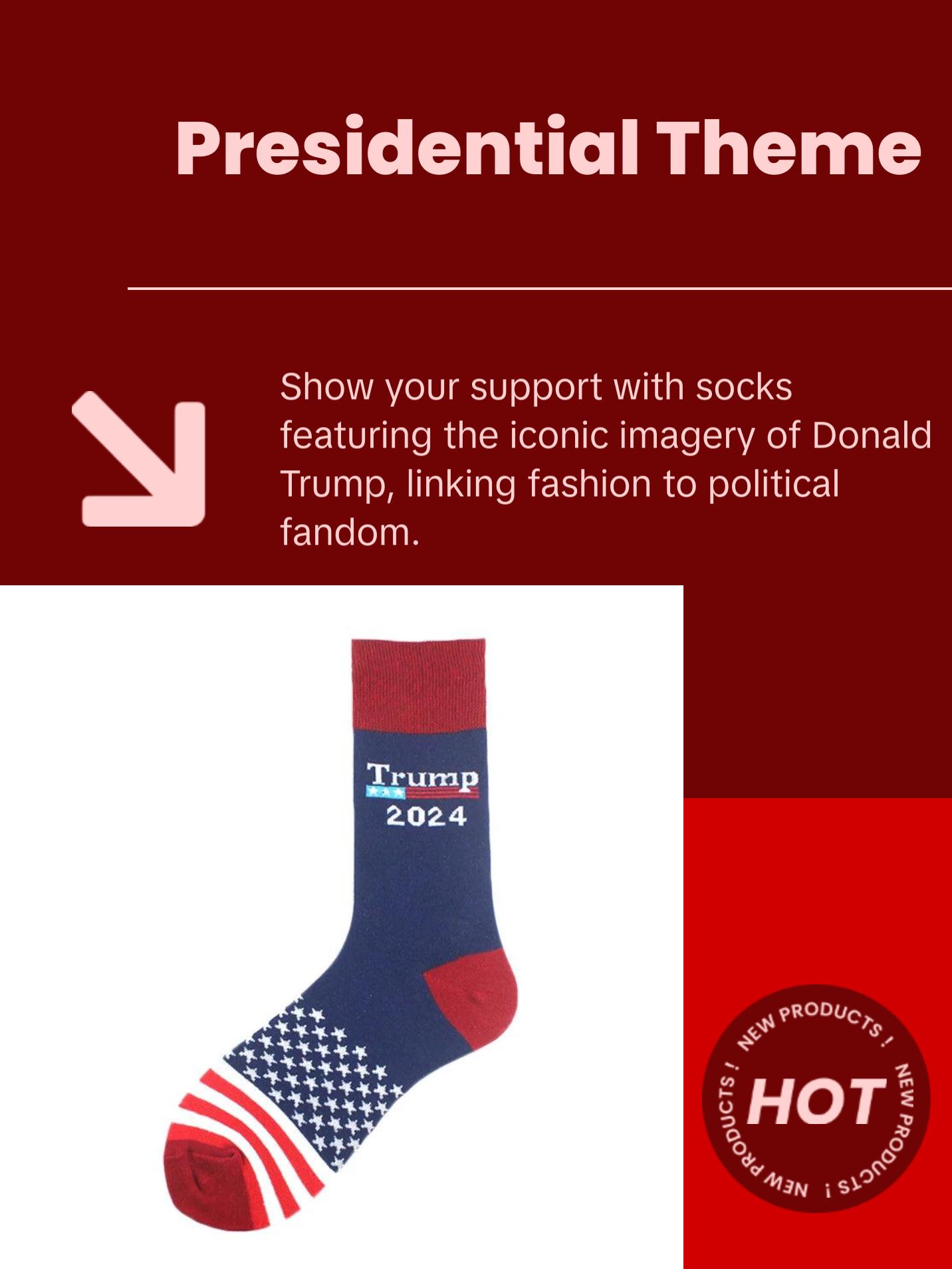 Presidential Donald Trump Socks