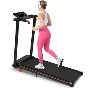SAYGOGO 3.0HP Foldable Portable Treadmill for Home, 8% Incline with Handle, 265 Lbs Capacity, 4 Adjustable Support Ft
